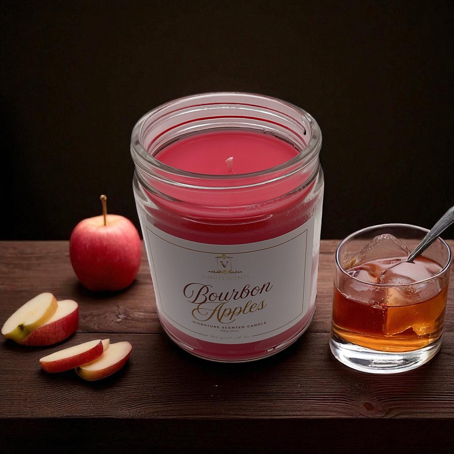 Bourbon Apples 7 oz Candle