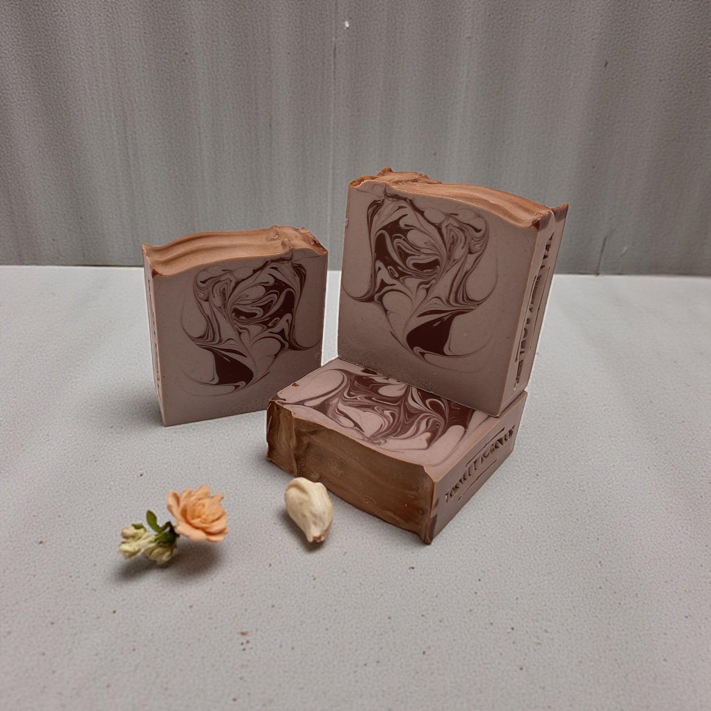 Cocoa & Cashmere Swirl- Triple Butter Soap Bar