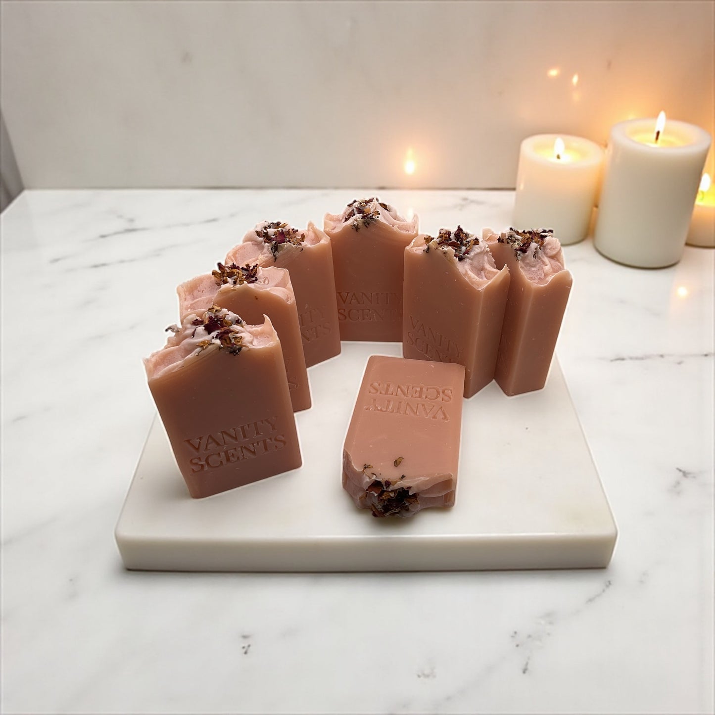 Coconut & Rose Natural Soap Bar