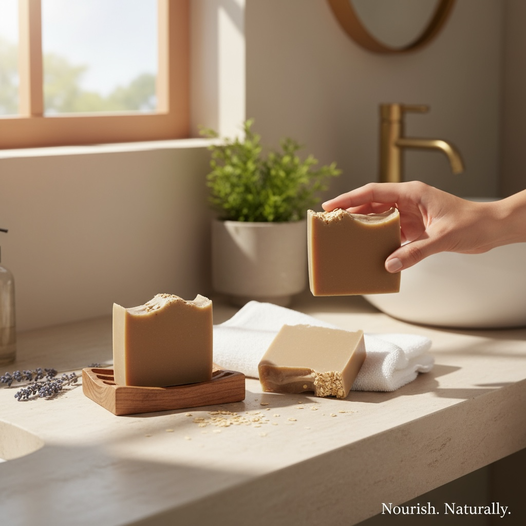 Oatmeal Milk and Honey Soap Bar