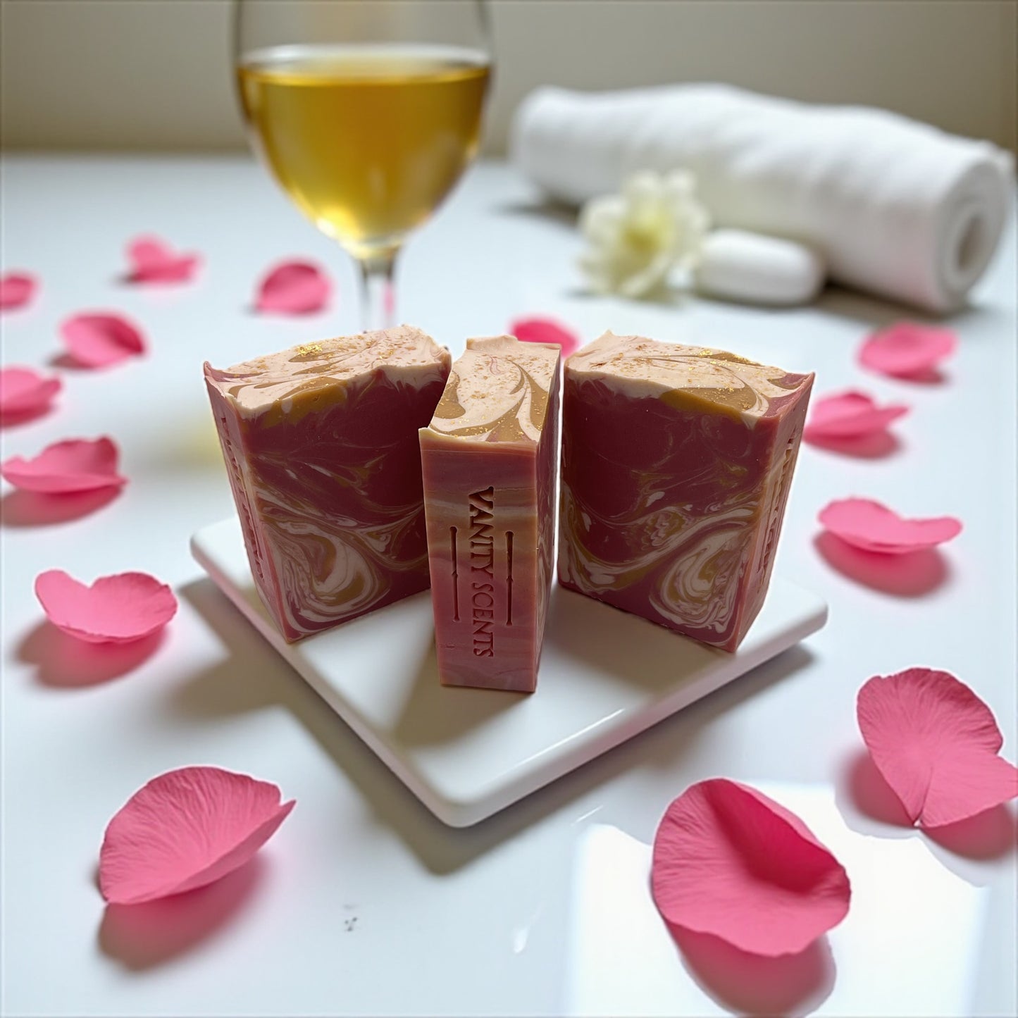 Pink Champagne Soap Bar