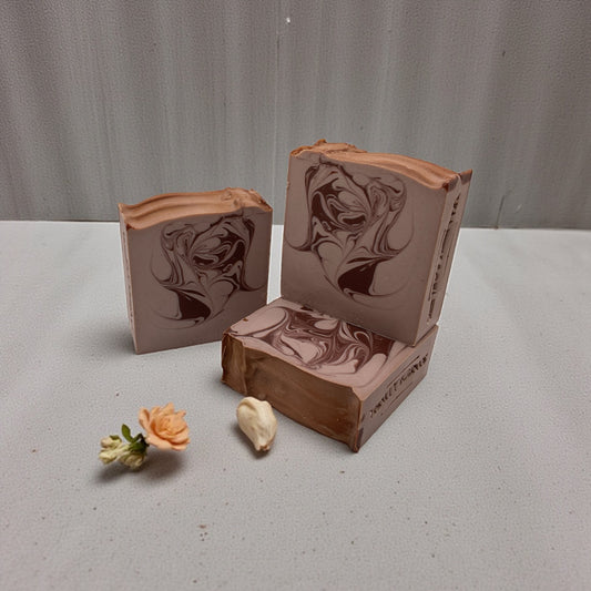 Cocoa & Cashmere Swirl- Triple Butter Soap Bar