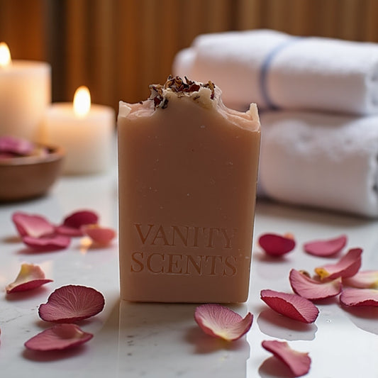 Coconut & Rose Natural Soap Bar