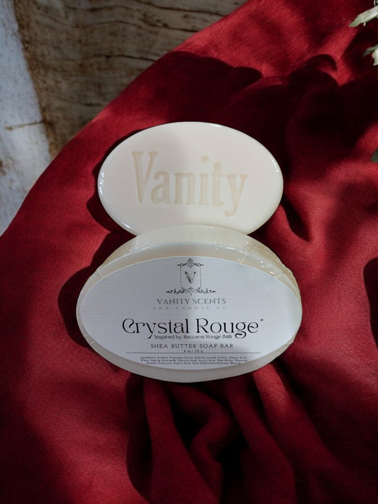 Crystal Rouge Shea Butter Bar Soap