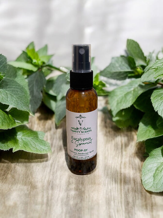 Eucalyptus & Spearmint Poop-sy Bathroom Deodorizer Spray- 2 oz.