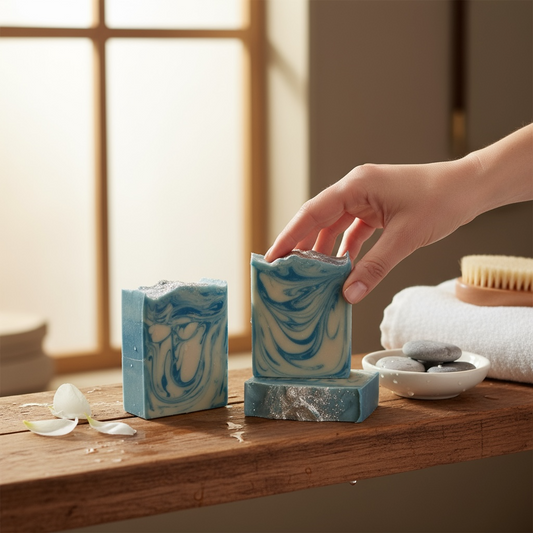 Minted Snowfall Soap Bar