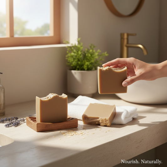 Oatmeal Milk and Honey Soap Bar