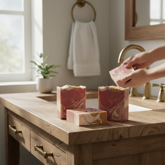 Pink Champagne Soap Bar