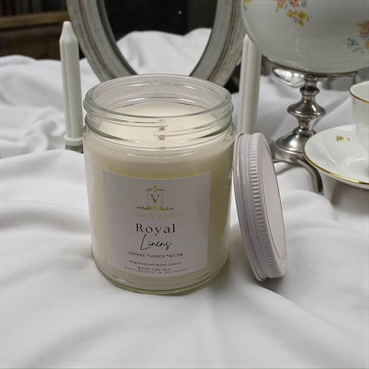 Royal Linens 7 oz Single Wick Candle