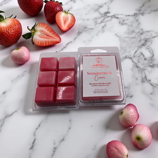 Strawberries + Cream Wax Melts