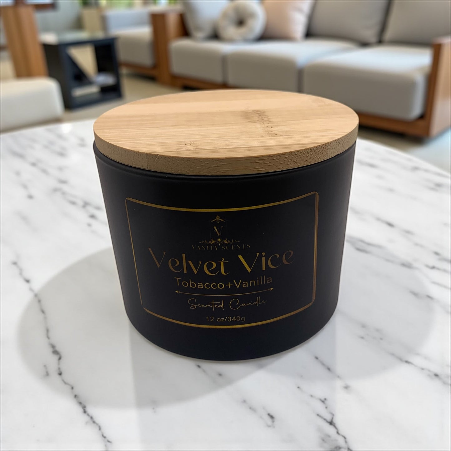 Velvet Vice-Tobacco Vanilla Candle 12oz